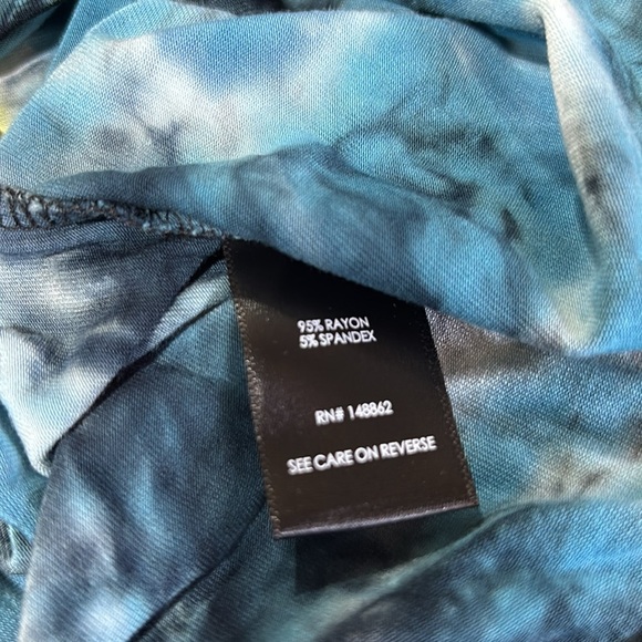 Torrid Lovesick Long sleeve square neck strappy cut out detail tie-dye - Picture 9 of 9